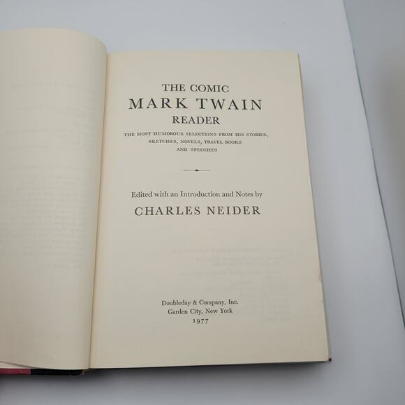 The Comic Mark Twain Reader Hardcover Book 1977 - Picture 12 of 16